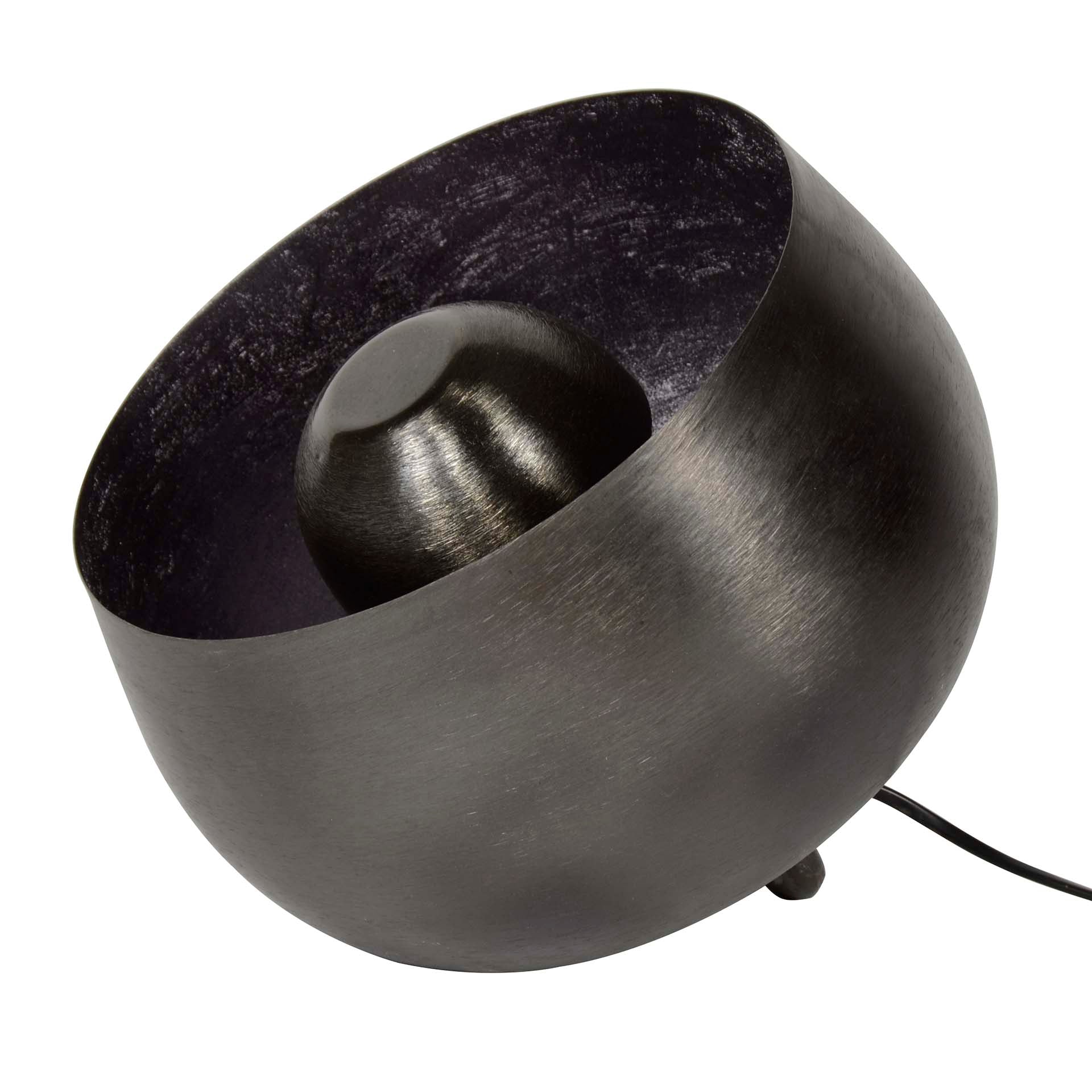 Tafellamp Basket | 1-Lichts | Zwart nikkel