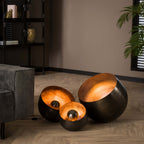 Tafellamp Basket | 1-Lichts | Zwart nikkel