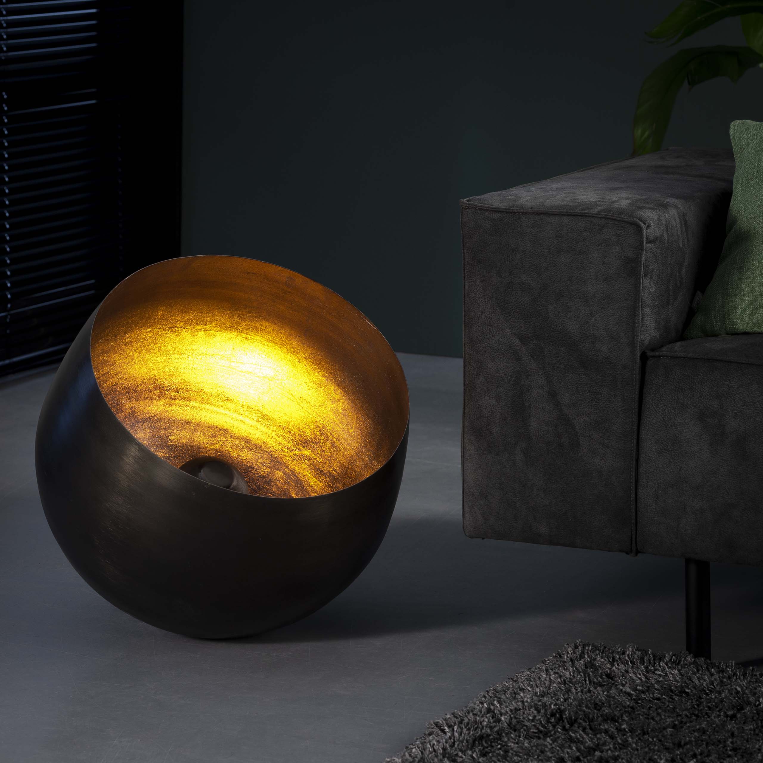 Tafellamp Basket | 1-Lichts | Zwart nikkel