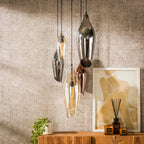 Hanglamp Cocoon | 5-Lichts | Getrapt | Zwart