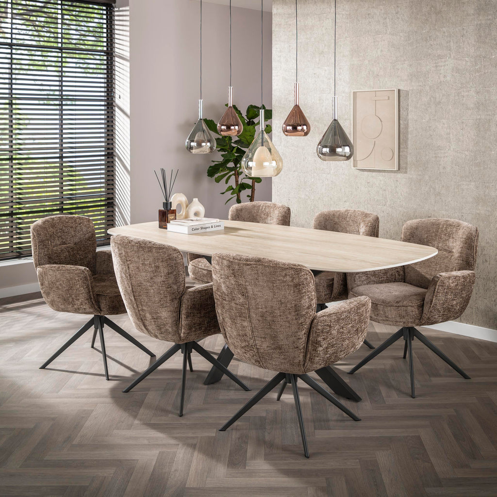 Hanglamp Wings | 5-Lichts | Zwart