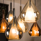 Hanglamp Wings | 4+3-Lichts | Zwart