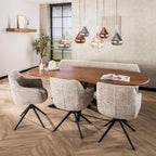 Hanglamp Wings | 4+3-Lichts | Zwart
