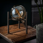 Tafellamp Saturn Ø20cm | 1-Lichts | Oud zilver