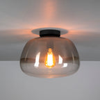 Plafondlamp Pulse Shaded | 1-Lichts | Smoke grey glas