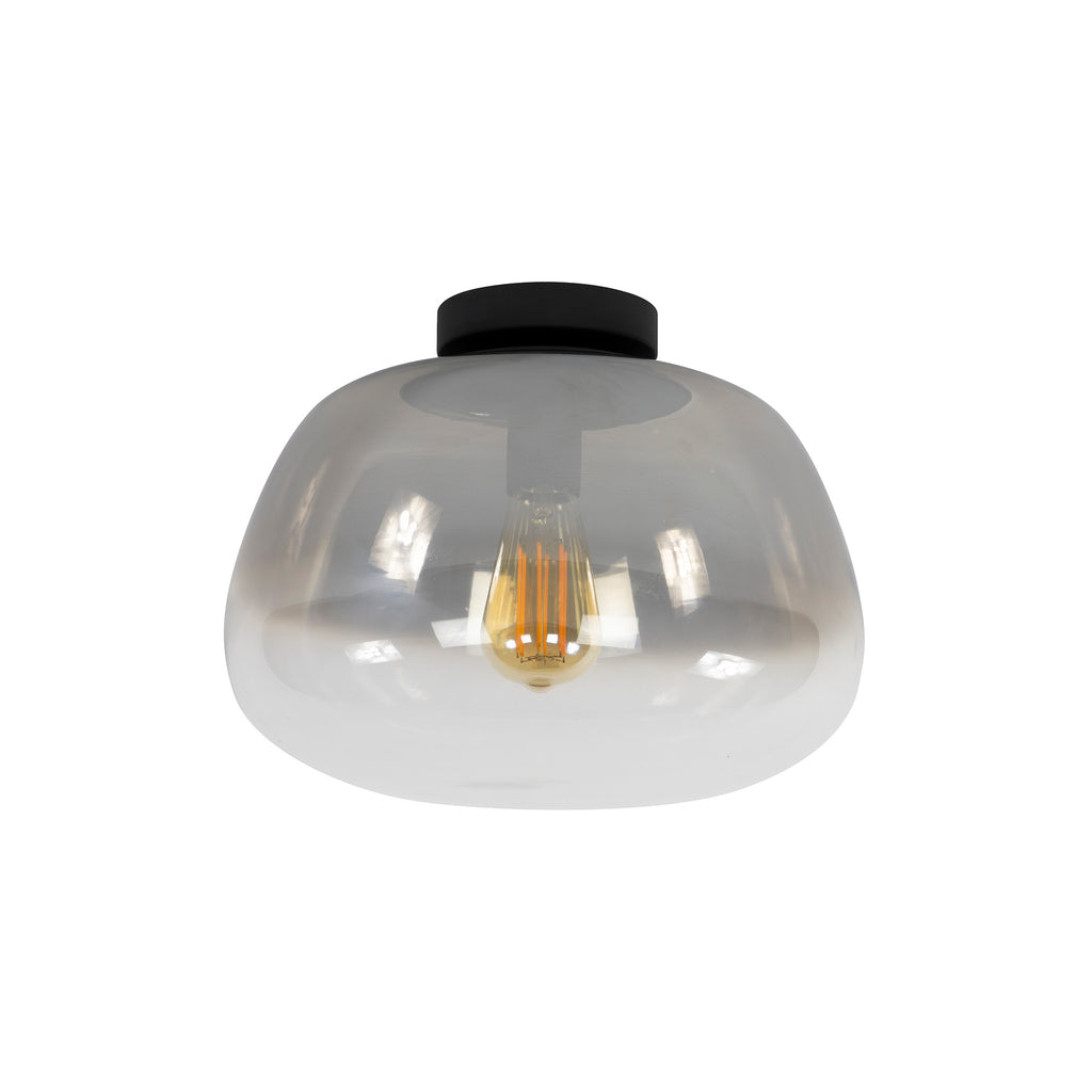 Plafondlamp Pulse Shaded | 1-Lichts | Smoke grey glas