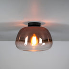 Plafondlamp Pulse Shaded | 1-Lichts | Koper glas