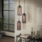 Hanglamp Smoke Mesh | 3-Lichts | Artic zwart