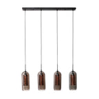 Hanglamp Smoke Mesh | 4-Lichts | Artic zwart