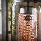 Vloerlamp Smoke Mesh | 4-lichts | Artic zwart