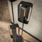 Vloerlamp Mesh Rotate | 3-Lichts | Artic zwart