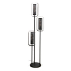 Vloerlamp Mesh Rotate | 3-Lichts | Artic zwart