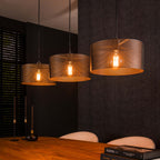Hanglamp Mesh Round | 3-Lichts | Artic zwart