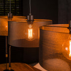 Hanglamp Mesh Round | 3-Lichts | Artic zwart
