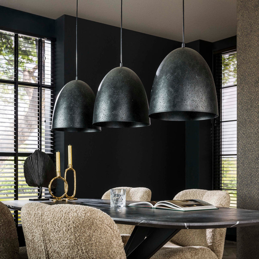 Hanglamp Kosmos | 3-Lichts | Charcoal