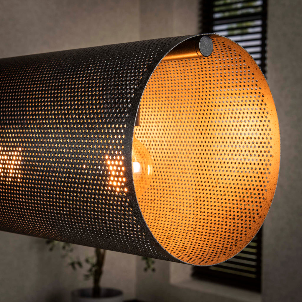 Hanglamp Tubon Mesh | 7-Lichts | Artic zwart