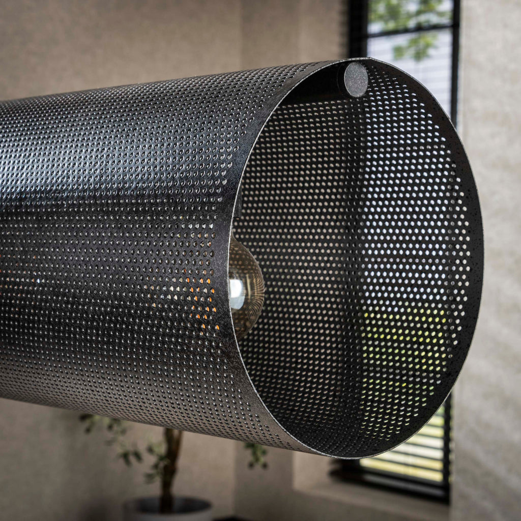 Hanglamp Tubon Mesh | 7-Lichts | Artic zwart