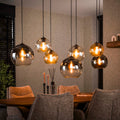 Hanglamp Multi Globe | 7-Lichts | Artic zwart