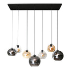 Hanglamp Multi Globe | 7-Lichts | Artic zwart