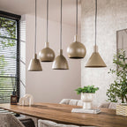 Hanglamp Metallo | 5-Lichts | Beige
