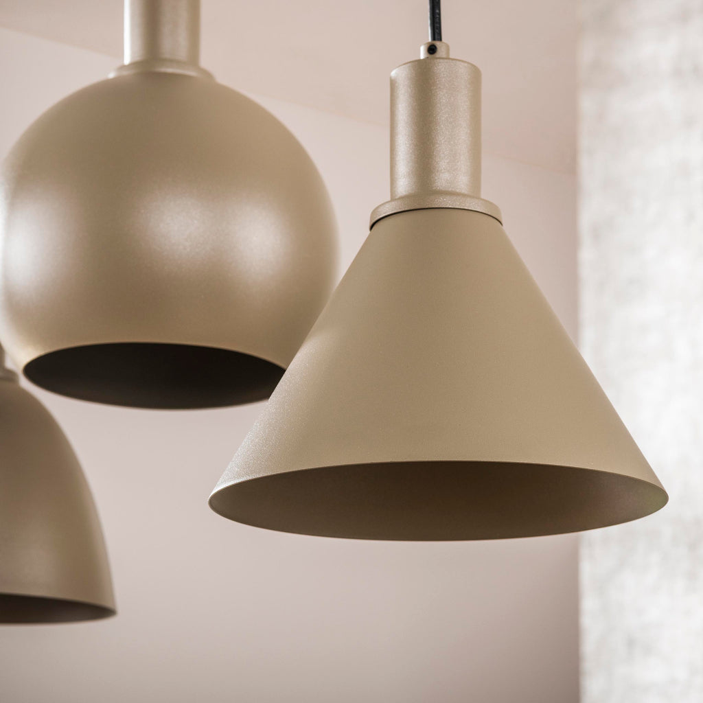 Hanglamp Metallo | 5-Lichts | Beige