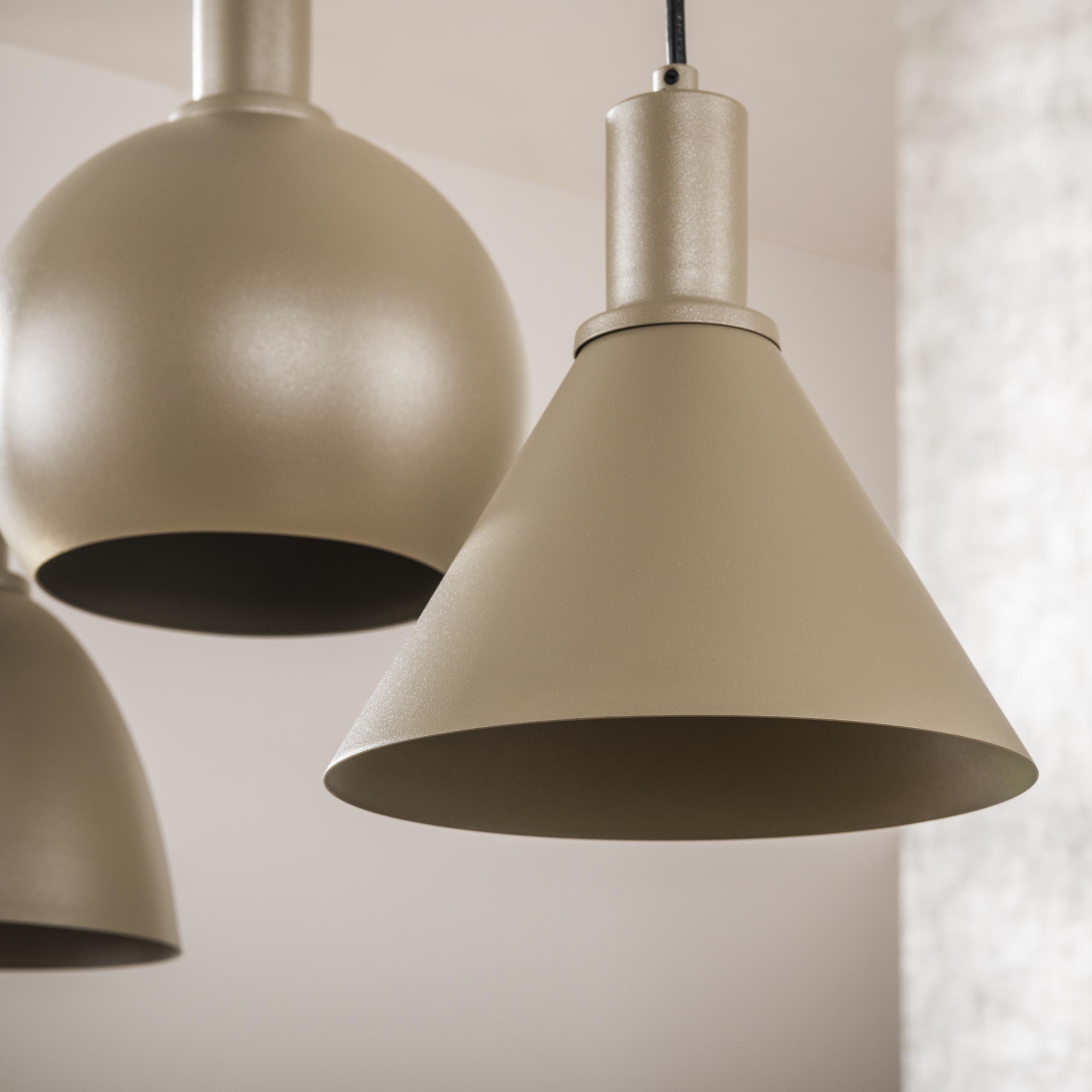 Hanglamp Metallo | 5-Lichts | Beige