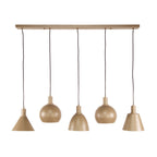 Hanglamp Metallo | 5-Lichts | Beige
