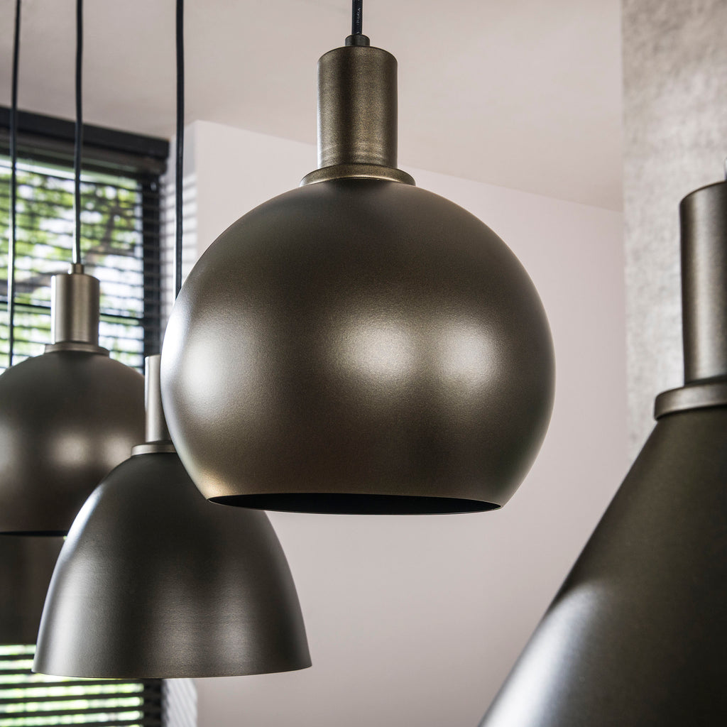 Hanglamp Metallo | 5-Lichts | Sienna bruin