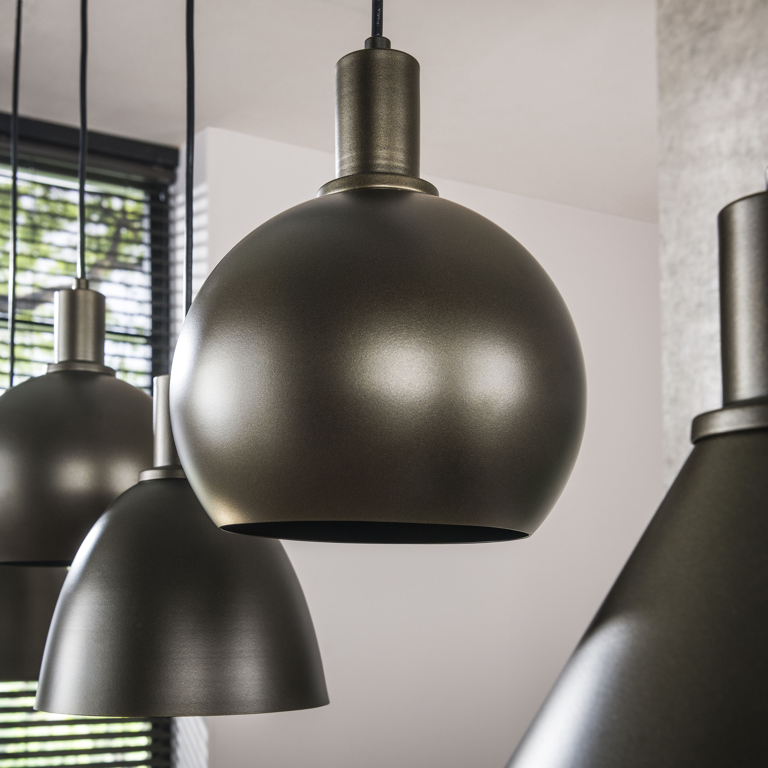 Hanglamp Metallo | 5-Lichts | Sienna bruin