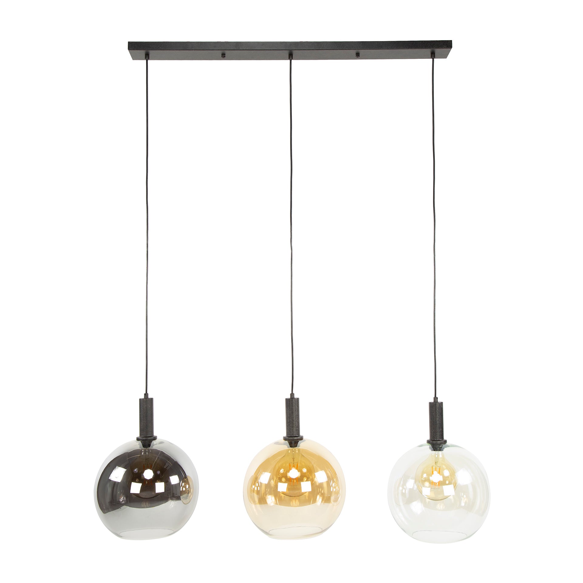 Hanglamp Sfera Tricolore | 3-Lichts | Artic zwart