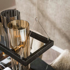 Hanglamp Cylinder Glass | 10-Lichts | Artic zwart