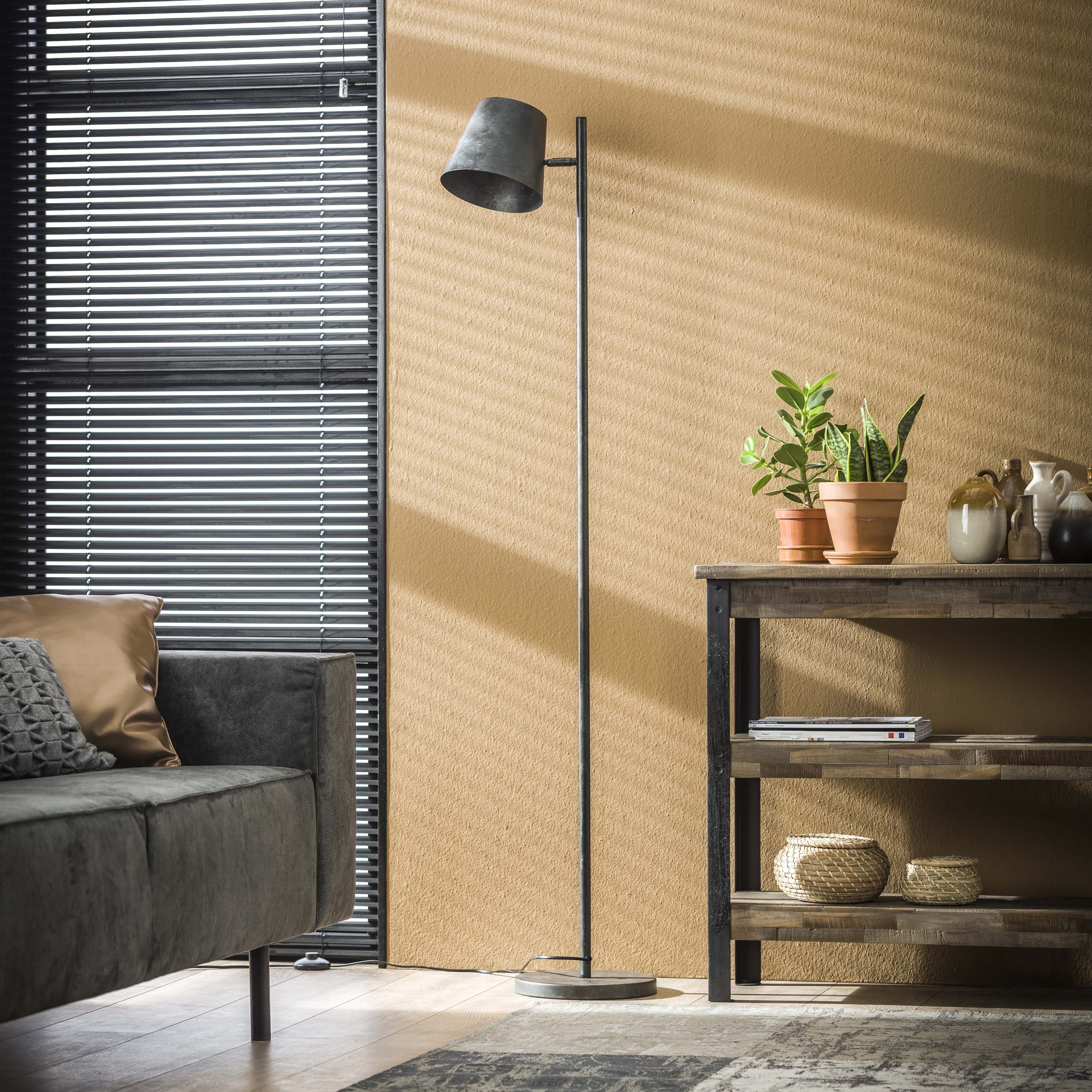 Vloerlamp Flex | 1-Lichts | Charcoal