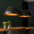 Hanglamp Dome | 2-Lichts | Charcoal Ø60cm