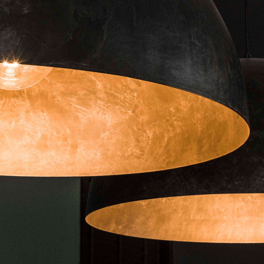 Hanglamp Dome | 2-Lichts | Charcoal Ø60cm