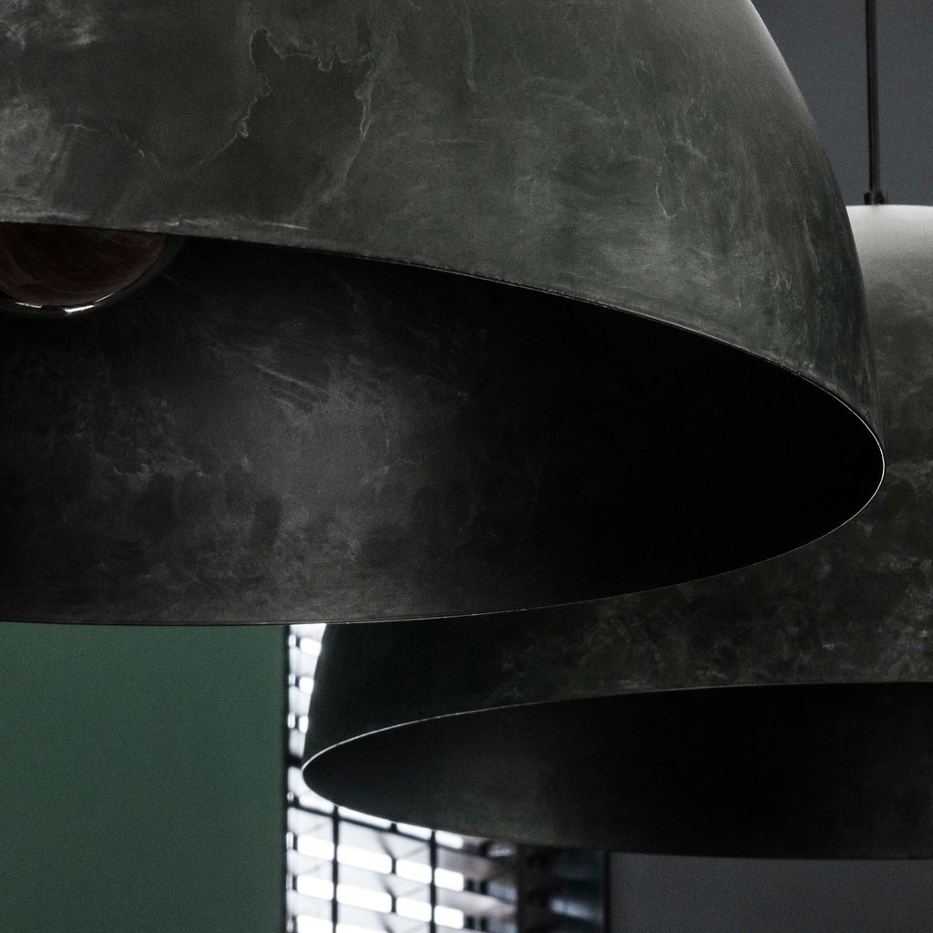 Hanglamp Dome | 2-Lichts | Charcoal Ø60cm