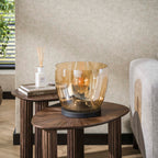 Vloerlamp UP L | 1-Lichts | Amber glas