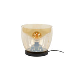 Vloerlamp UP L | 1-Lichts | Amber glas