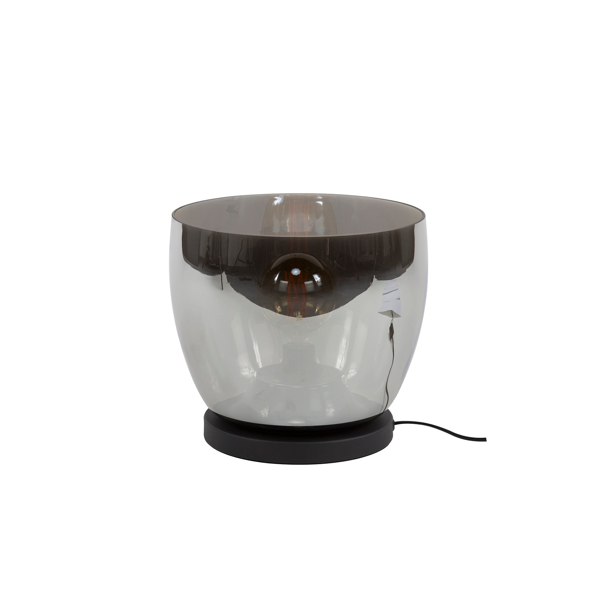 Vloerlamp UP L | 1-lichts | Smoke grey glas