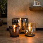 Vloerlamp UP XL | 1-Lichts | Smoke Grey Glas
