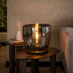 Vloerlamp UP XL | 1-Lichts | Smoke Grey Glas