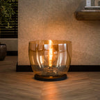 Vloerlamp UP XXL | 1-Lichts | Amber glas