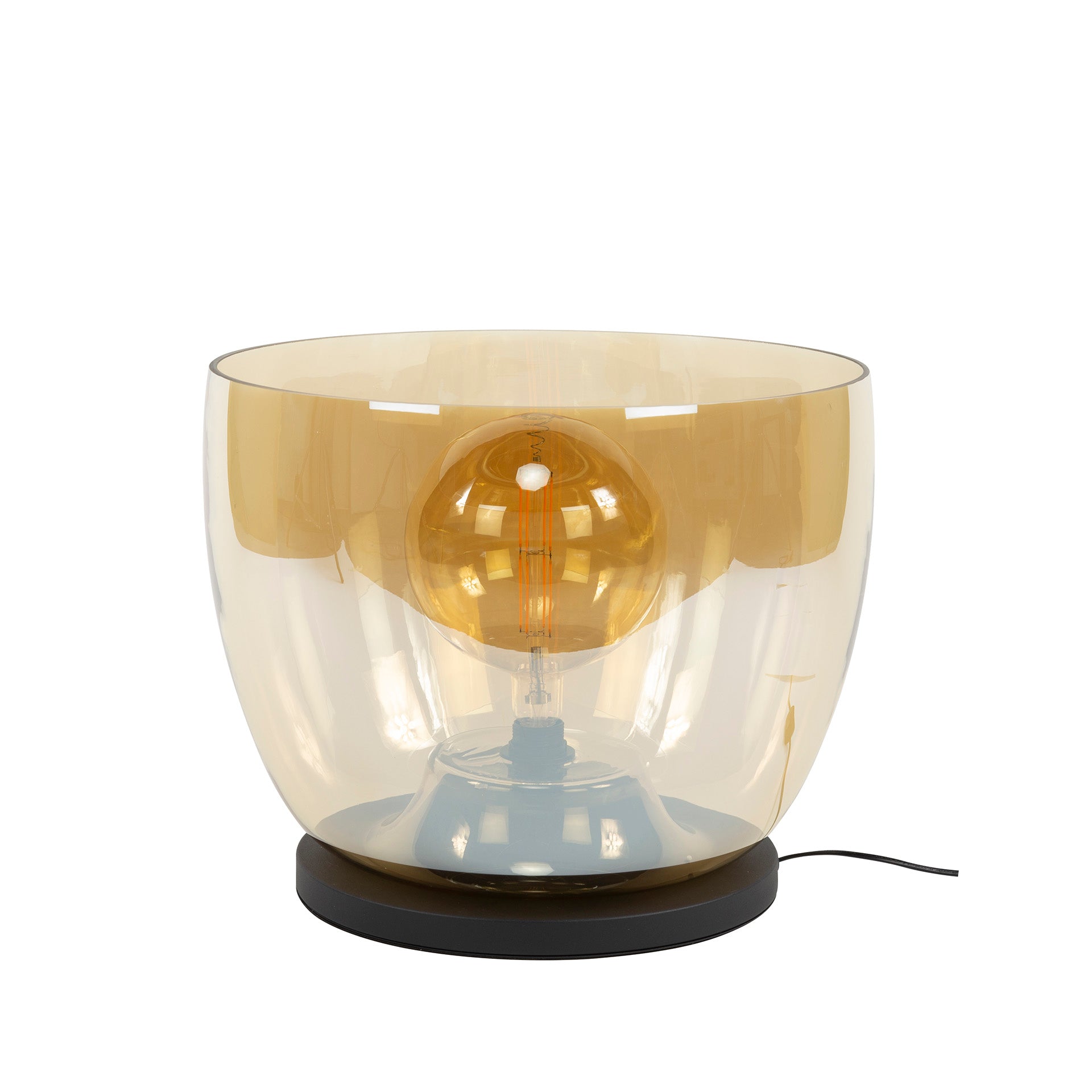 Vloerlamp UP XXL | 1-Lichts | Amber glas