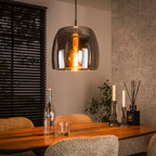 Hanglamp Drift Glass | 1-Lichts | Smoke grey glas