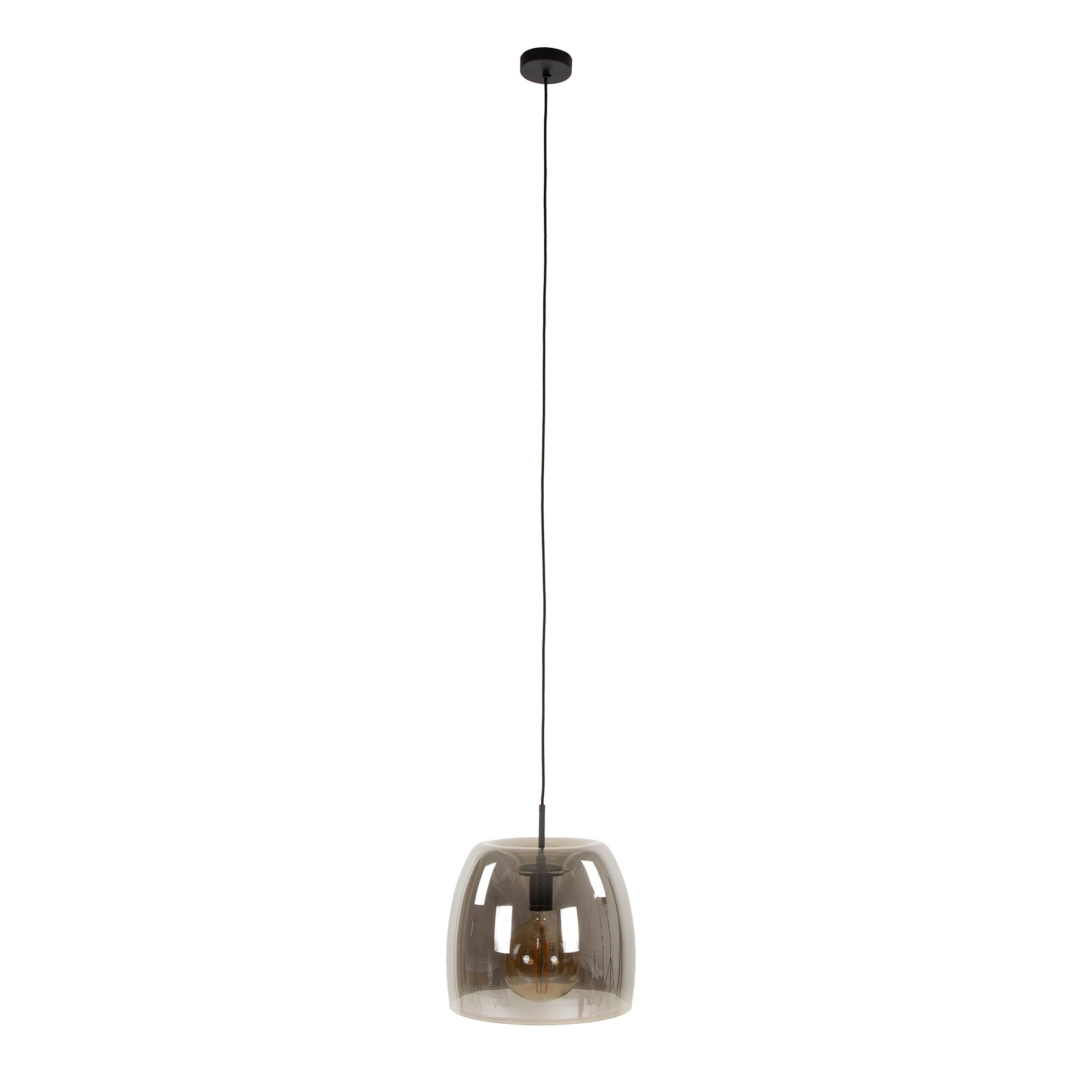 Hanglamp Drift Glass | 1-Lichts | Smoke grey glas