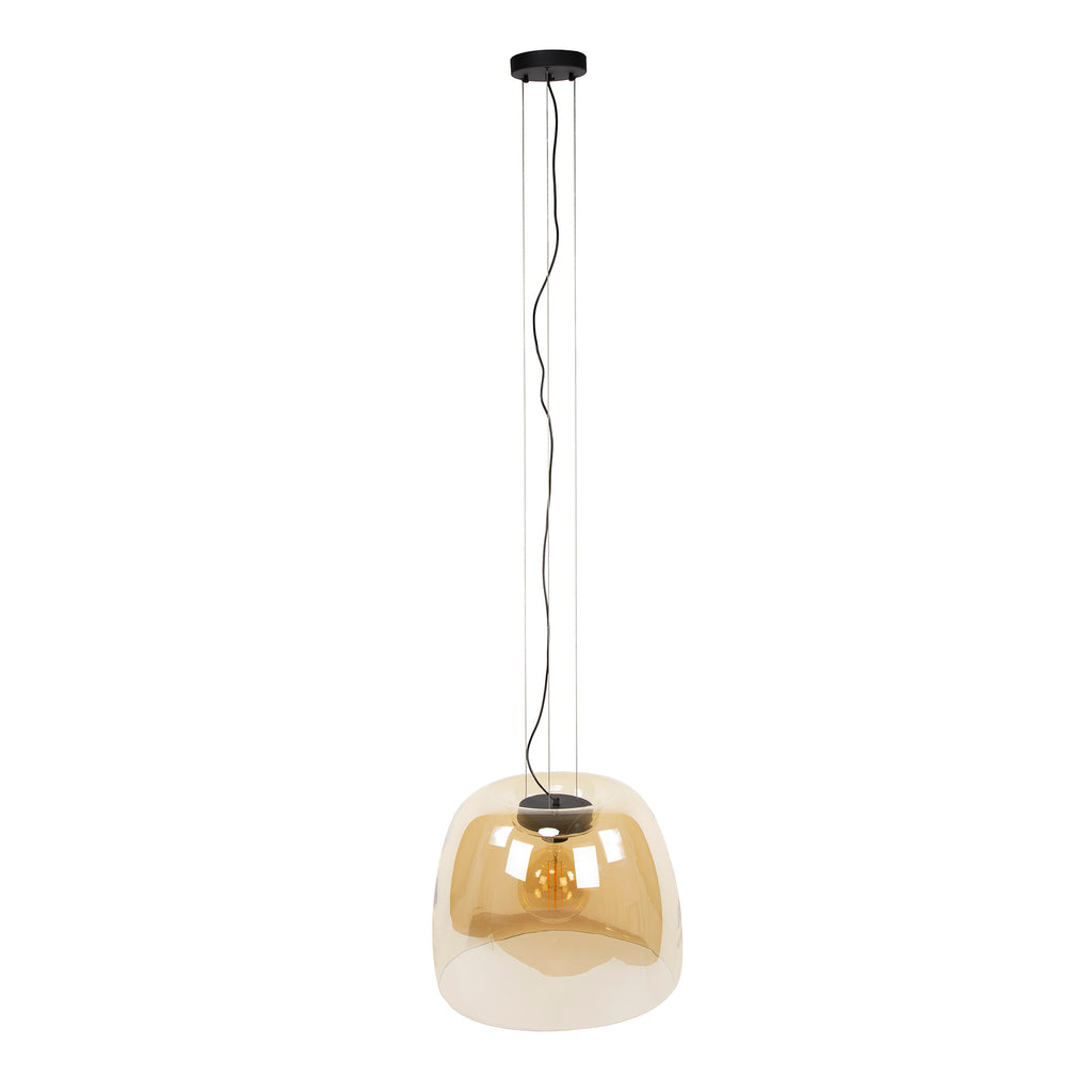 Hanglamp Drift Glass XL | 1-Lichts | Amber glas