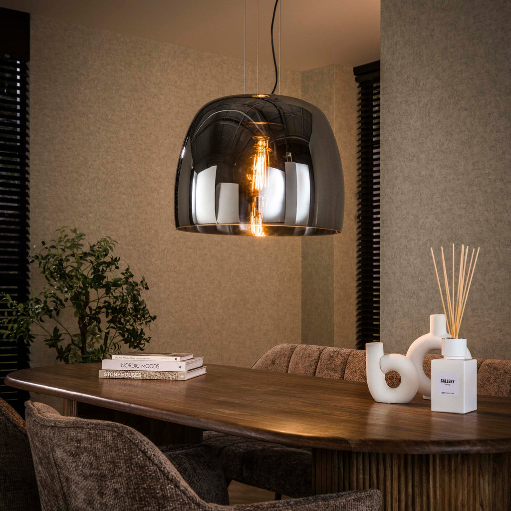 Hanglamp Drift Glass XL | 1-Lichts | Smoke Grey Glas