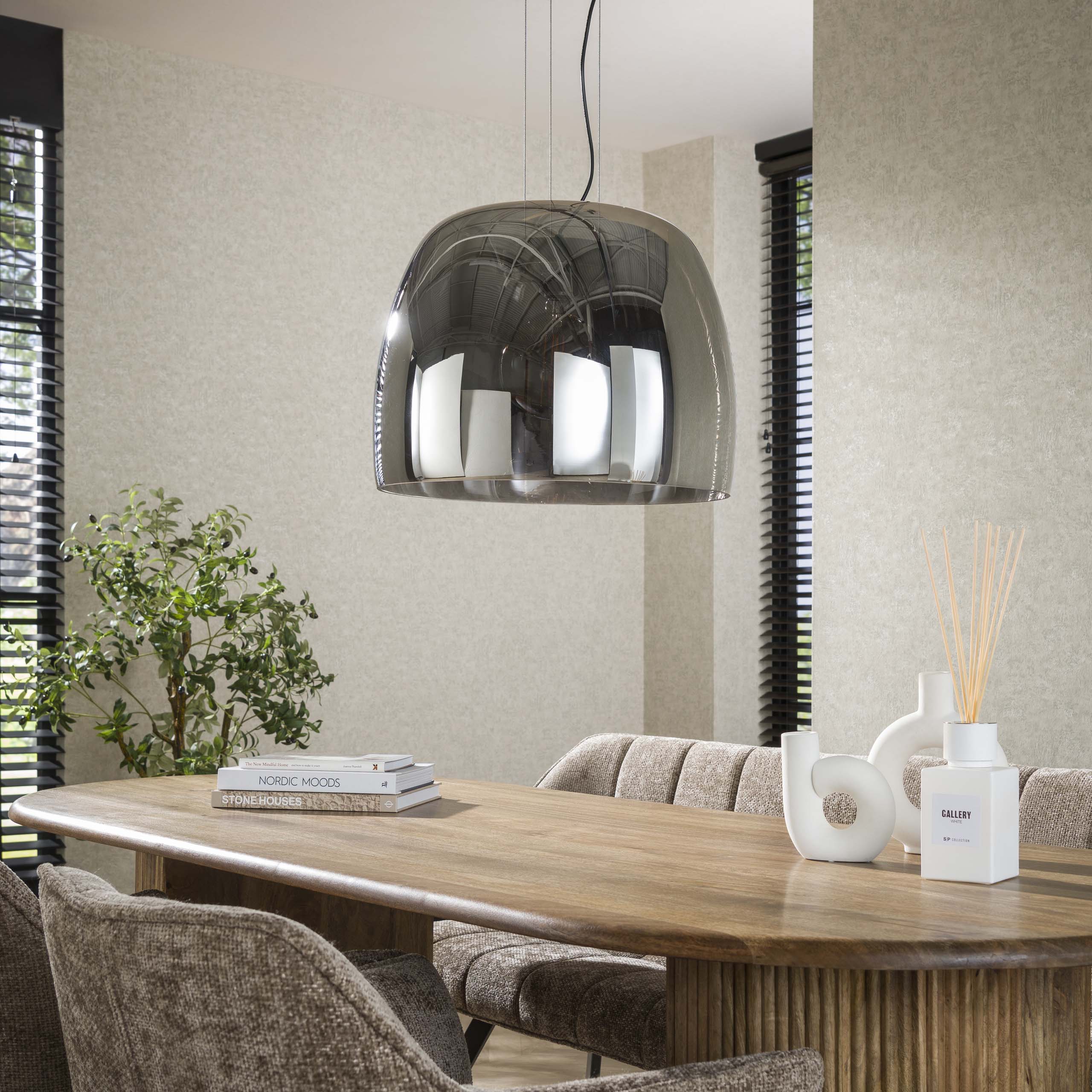 Hanglamp Drift Glass XL | 1-Lichts | Smoke Grey Glas