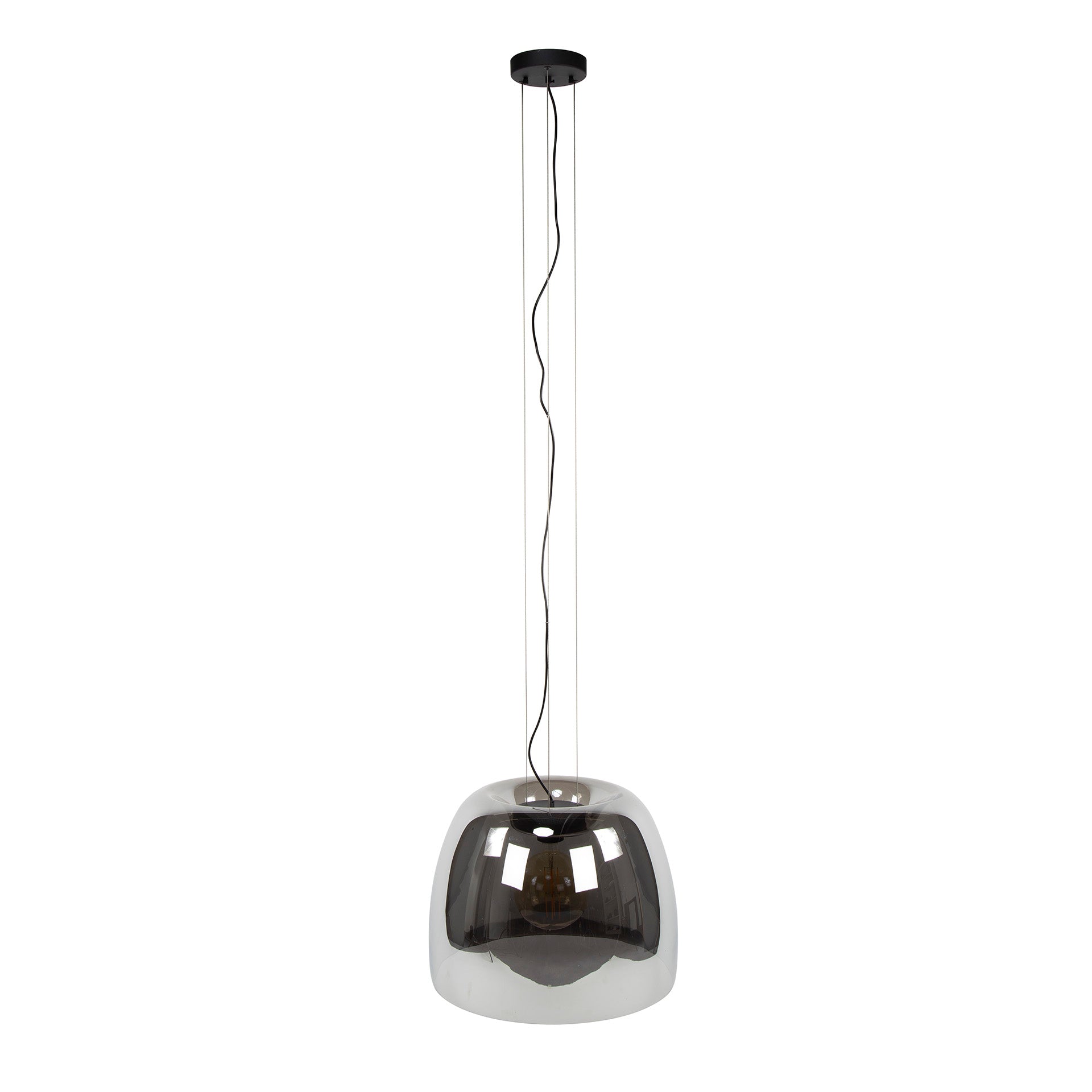 Hanglamp Drift Glass XL | 1-Lichts | Smoke Grey Glas