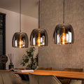 Hanglamp Drift Glass | 3-Lichts | Smoke grey glas
