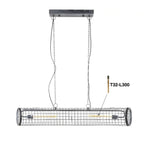 Hanglamp Cylinder Wire | 2-Lichts | Slate grey